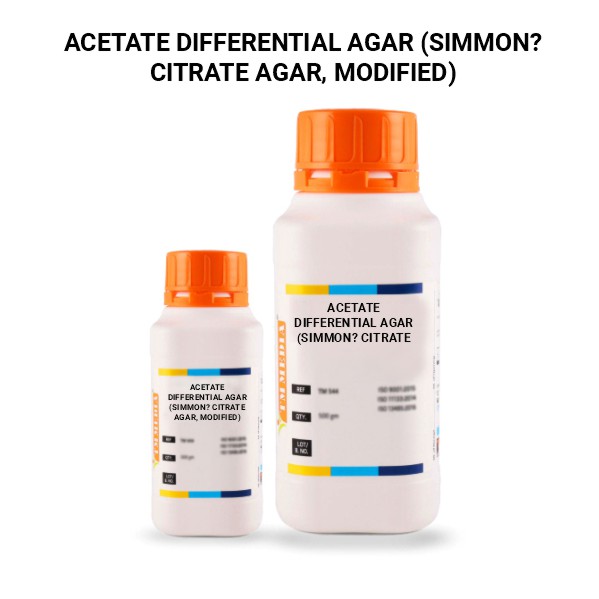 Acetate Differential Agar (Simmon? Citrate Agar, Modified)